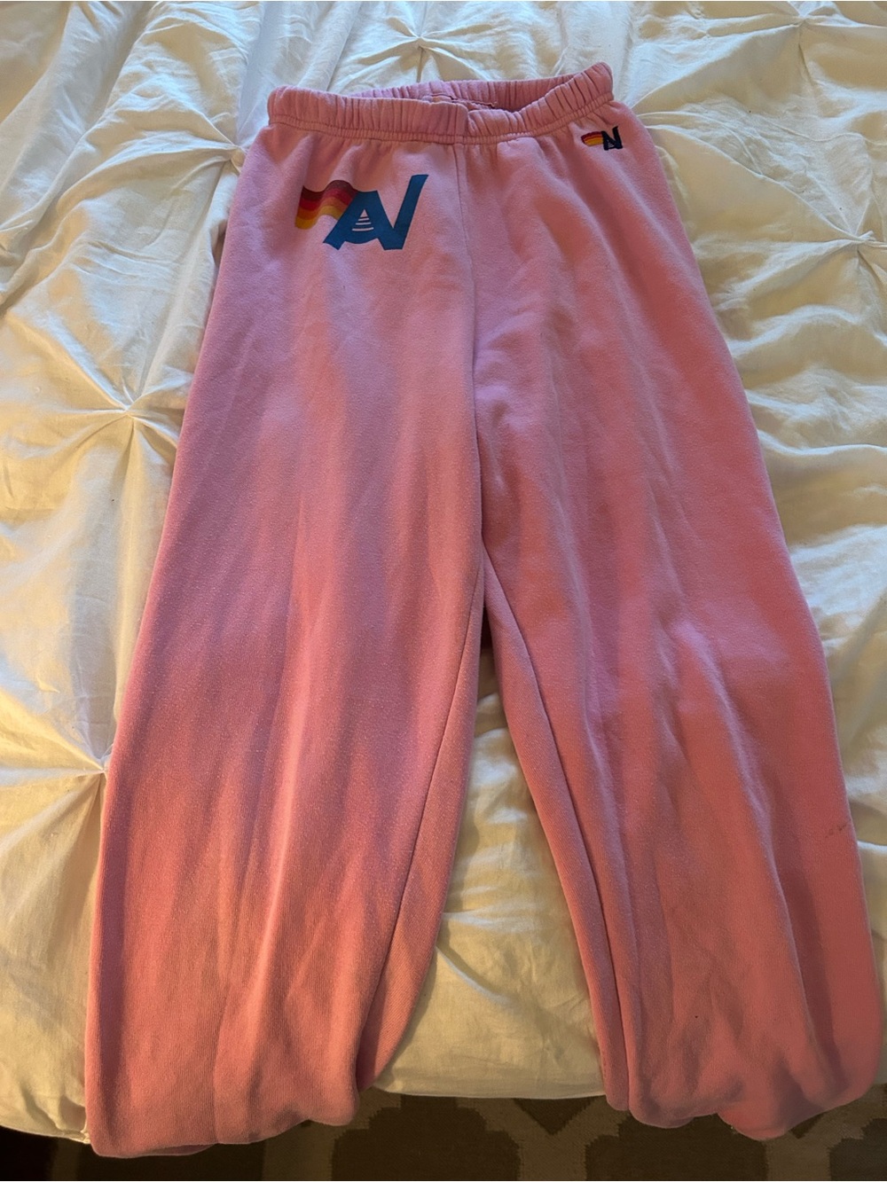 Aviator Nation Pink Joggers, Women’s small